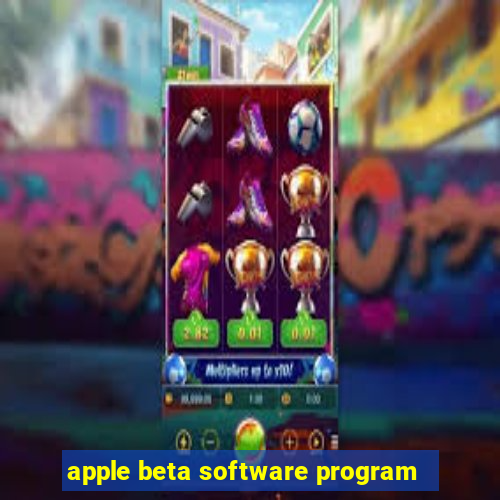 apple beta software program